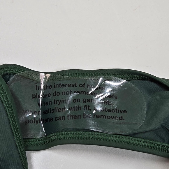 NWT QUINCE Italian Plunge One-Piece Swimsuit  Regular Palm - Picture 8 of 13